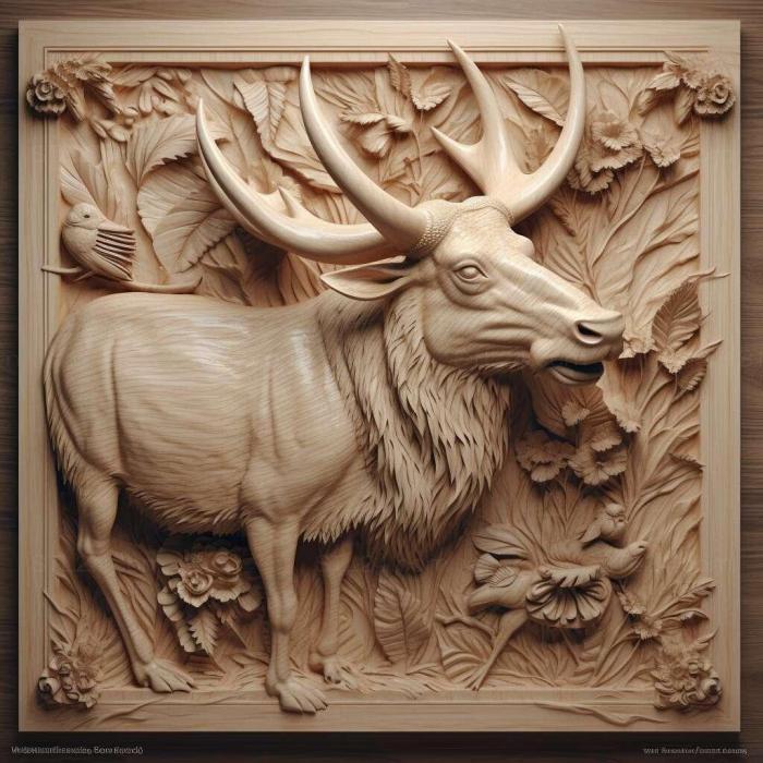 Nature and animals (Ramoceros 2, NATURE_5282) 3D models for cnc